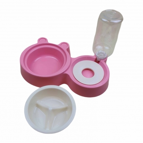 Set de hrănire și baut pentru animale de companie